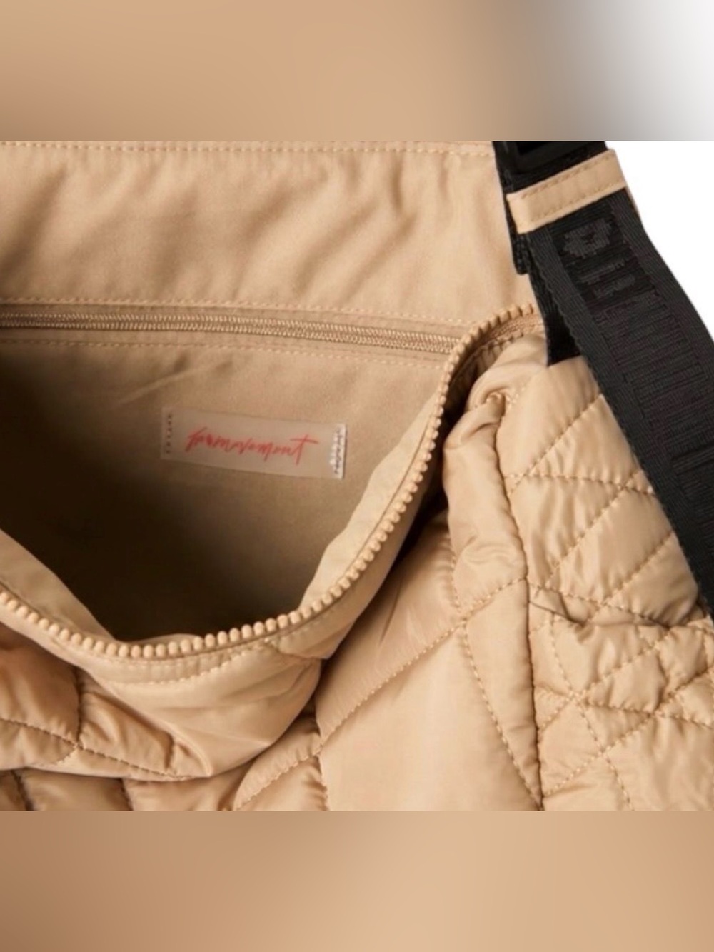 Free People Movement - Off The Path Carryall Bag - NWT - Taupe - SOLD OUT COLOR - Picture 4 of 10